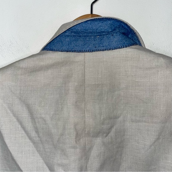 Vineyard Vines Mens Linen Blend Blazer Sport Coat Jacket 2 Button Size 40L - Picture 7 of 15